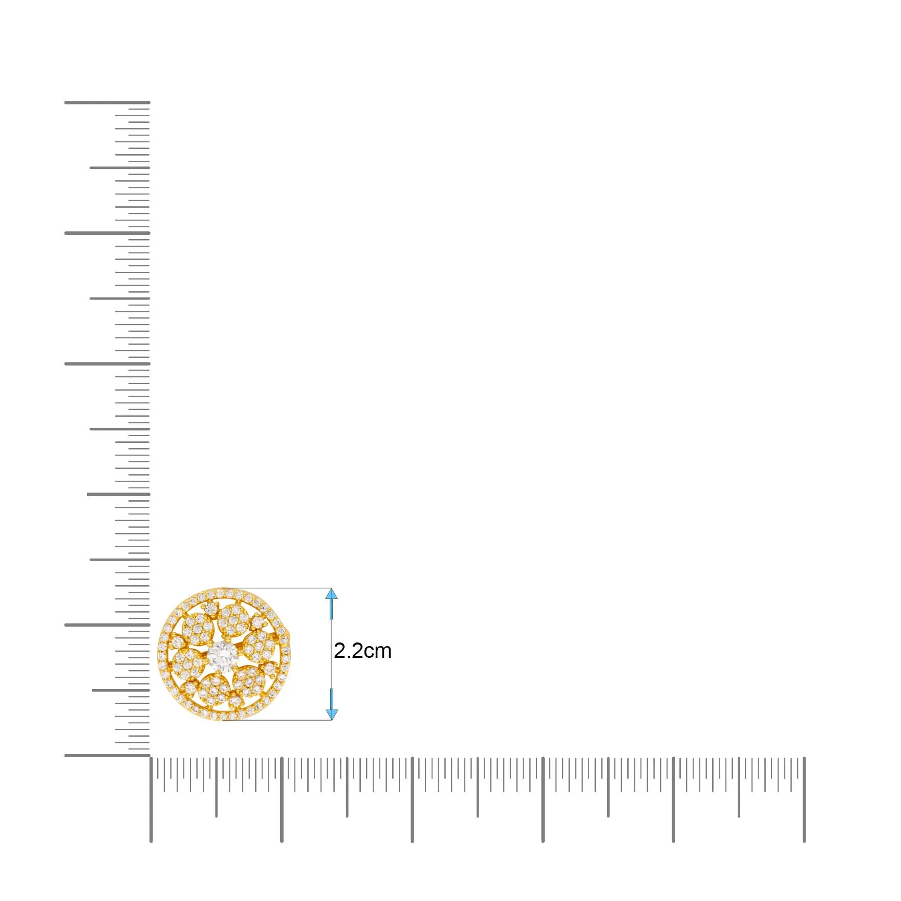 PREMIUM STONE STUD PMSST9W-082
