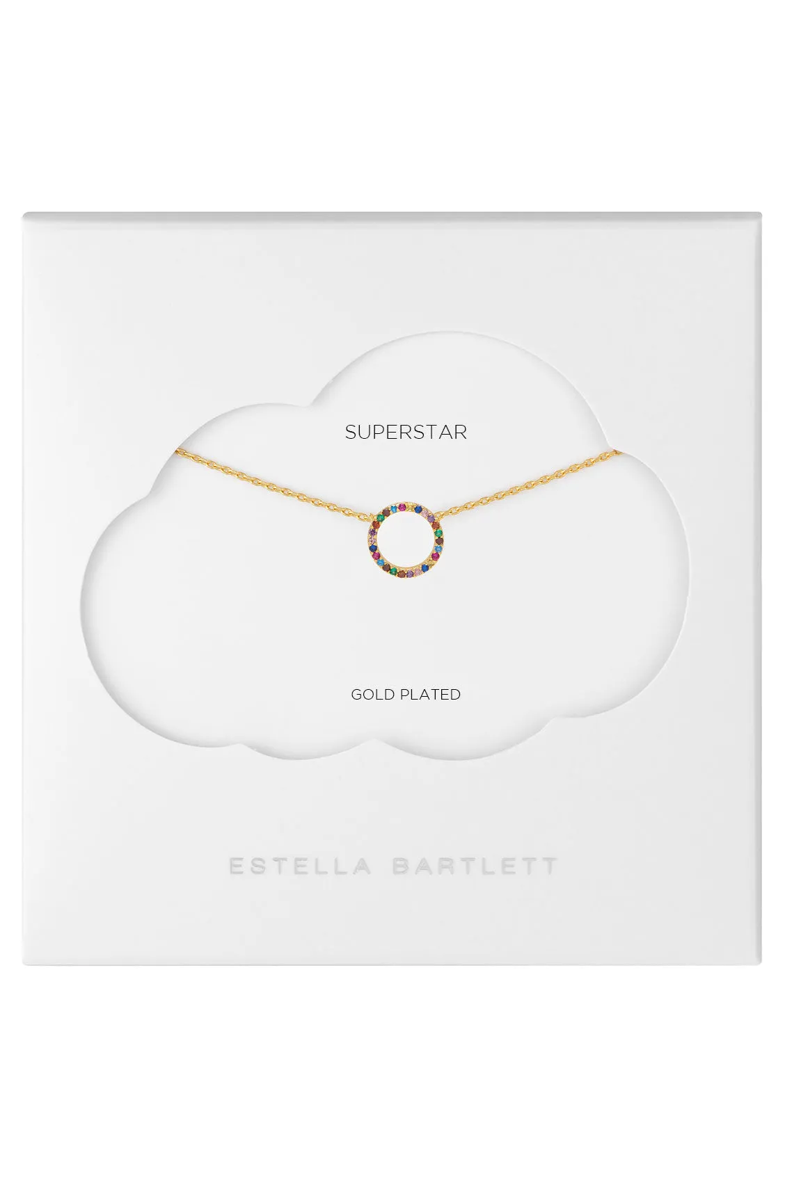 Rainbow Circle Necklace