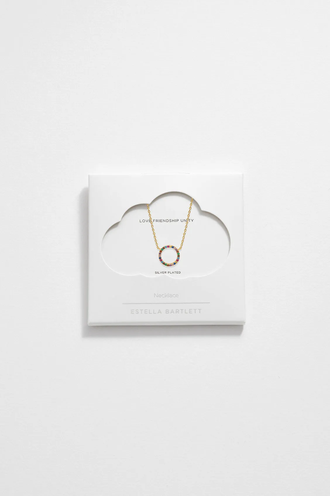 Rainbow Circle Necklace