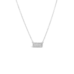 Rectangular Diamond Pendant
