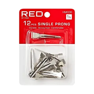 Red by Kiss Single Prong Clips 1 3/4"