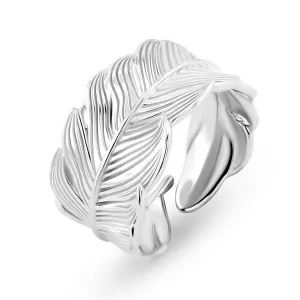 Rhodium plated 925 silver ring