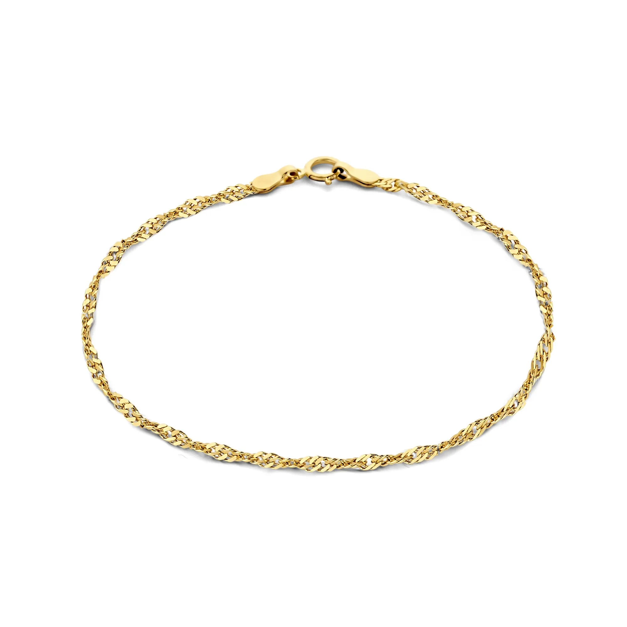 Rivoli Lilou 14 karat gold bracelet with twist