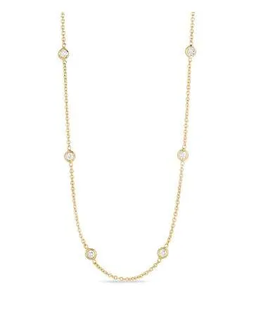Roberto Coin 10 Station Diamond Necklace