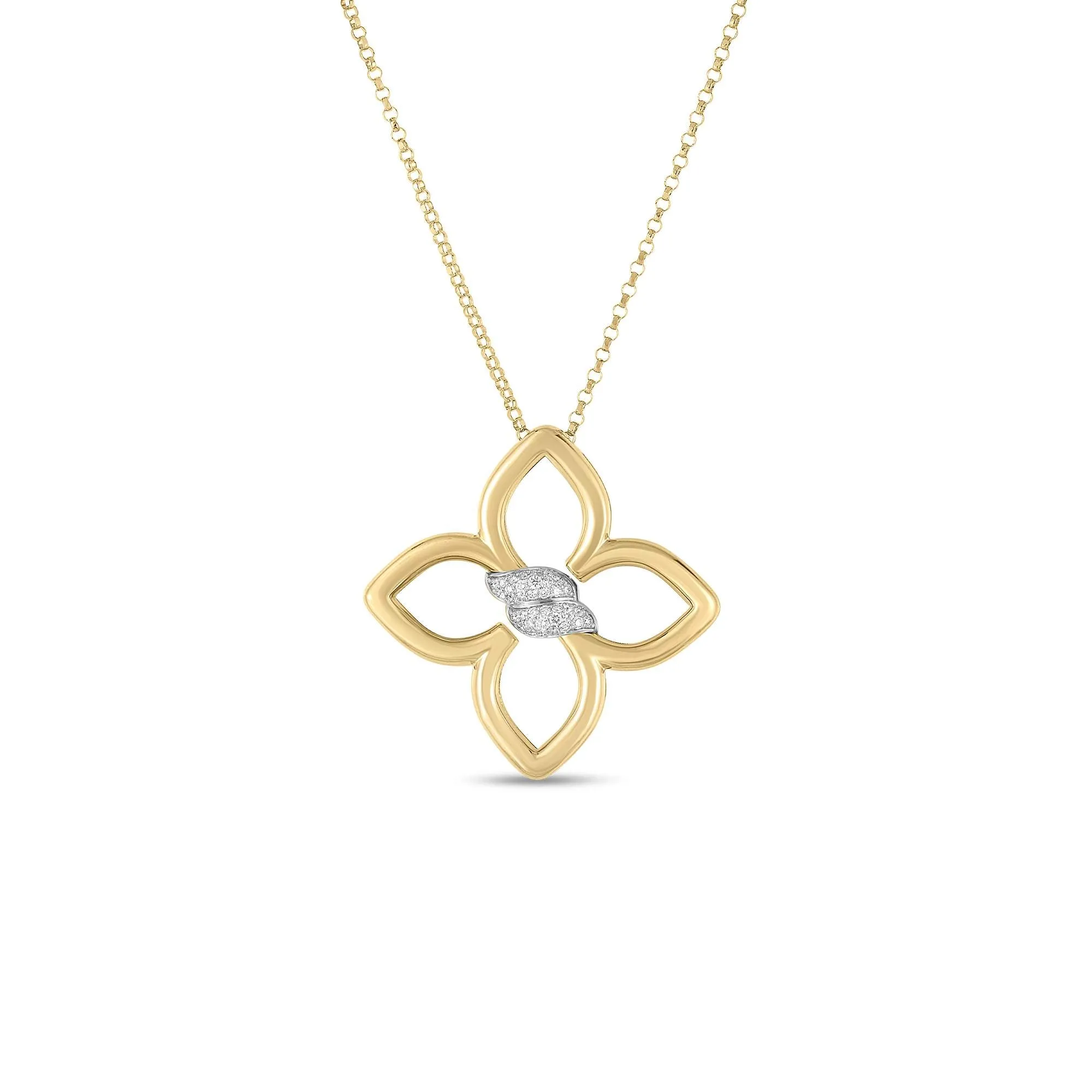 Roberto Coin Cialoma Flower Necklace