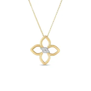 Roberto Coin Cialoma Flower Necklace