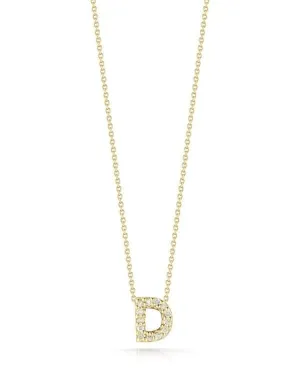 ROBERTO COIN DIAMOND LOVE LETTER &#34;D&#34;