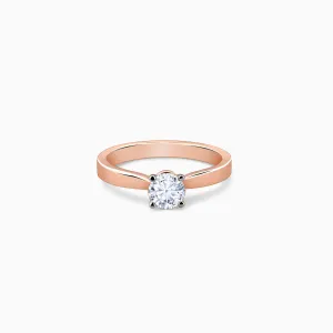 Rose Gold Joy Solitaire Diamond Ring