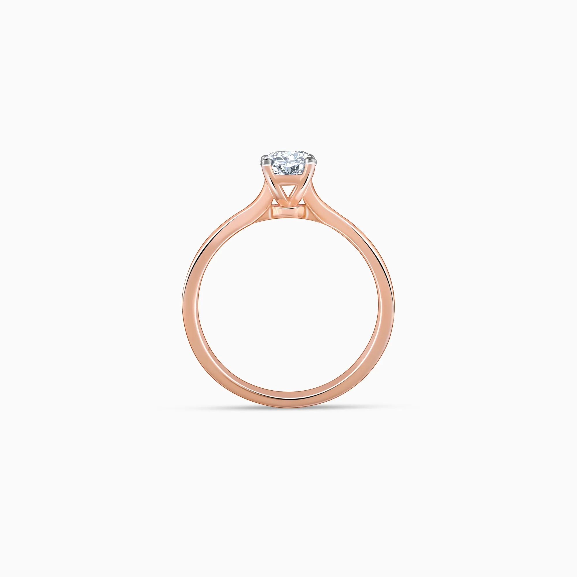 Rose Gold Joy Solitaire Diamond Ring