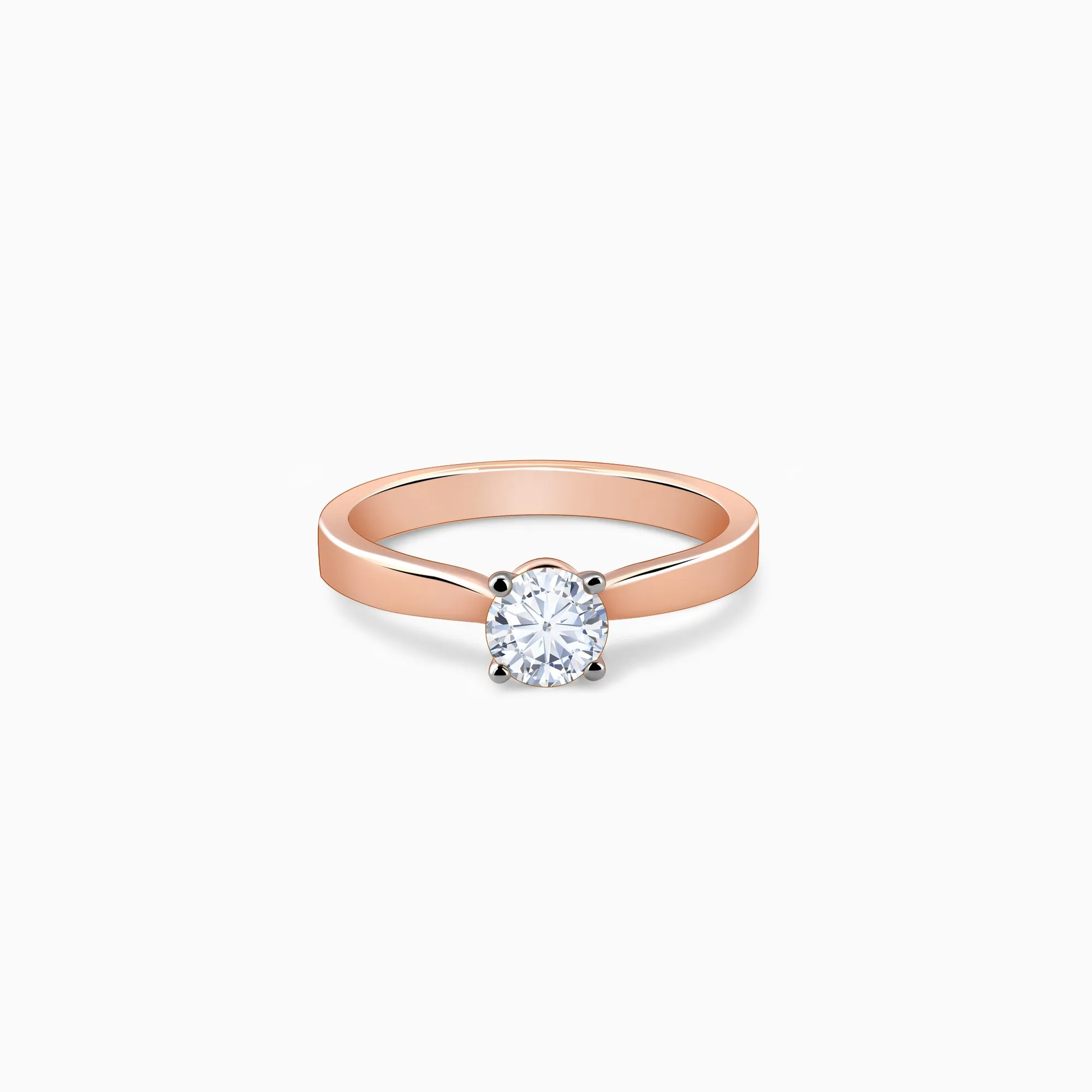 Rose Gold Joy Solitaire Diamond Ring