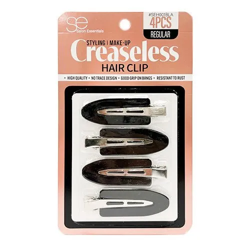 Salon Essentials Creaseless Hair Clip 4pcs