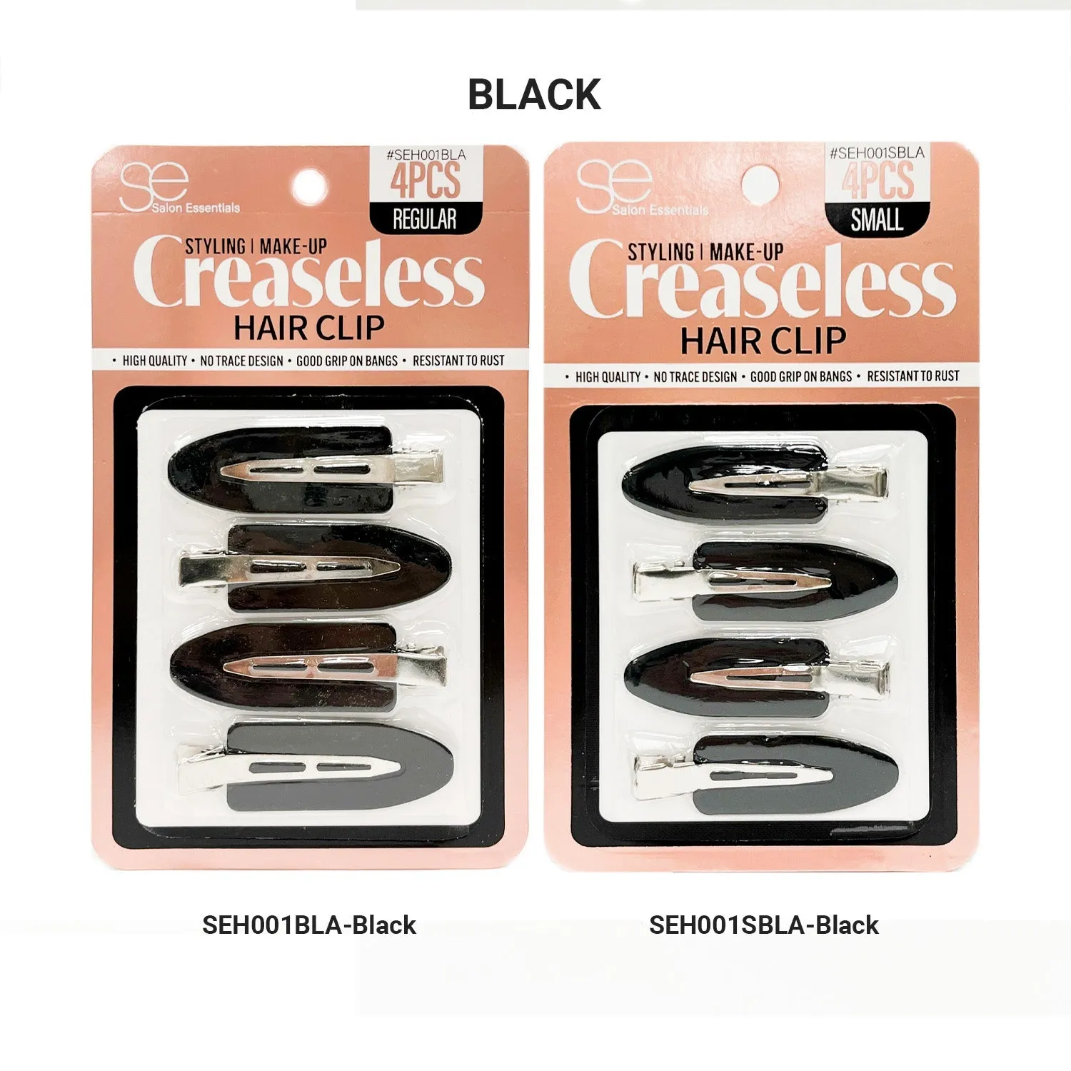 Salon Essentials Creaseless Hair Clip 4pcs