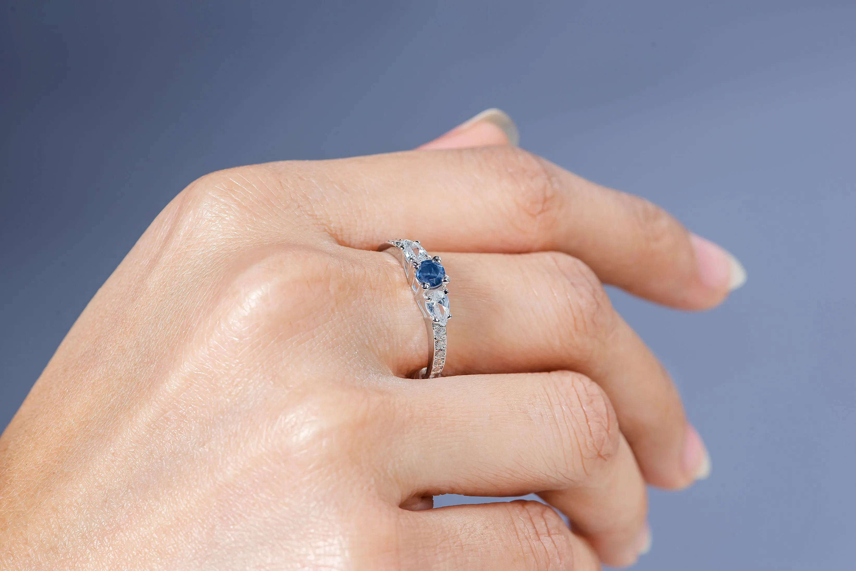 SAPPHIRE OCEAN RING