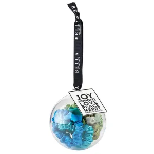 Scrunchie Ornament - Blue Jewels