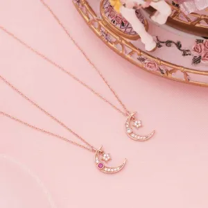 SERA Birthstone Necklace (Pink)
