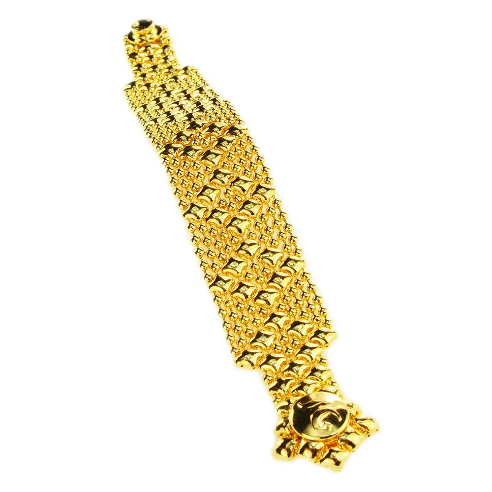 SG Liquid Metal B4?CG24K Gold 24K Finish Bracelet by Sergio Gutierrez