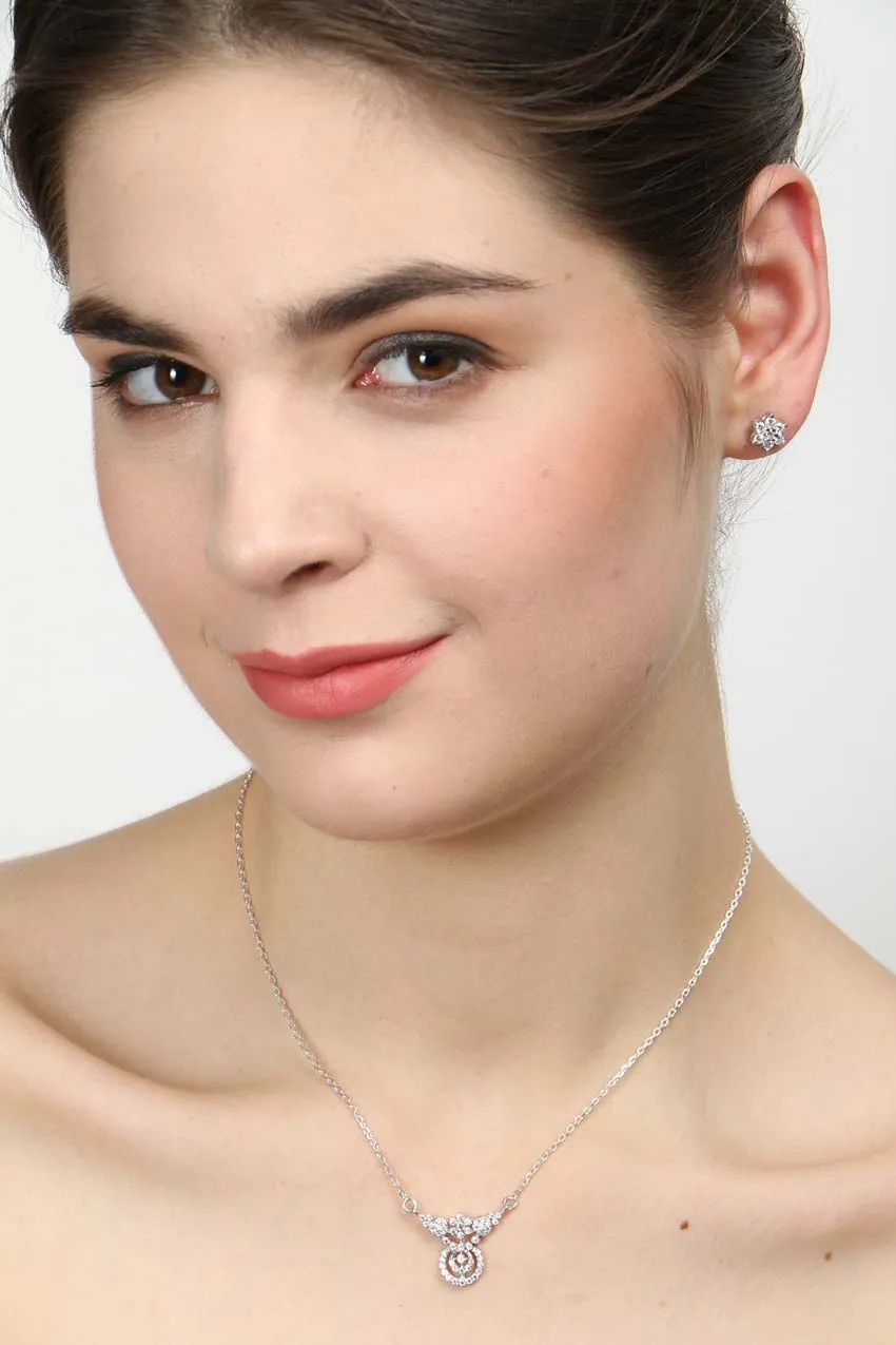 Silver Aria Jewellery Set
