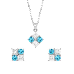 Silver Belen Jewellery Set