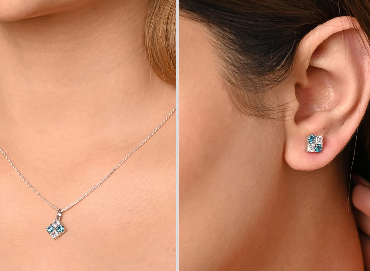 Silver Belen Jewellery Set