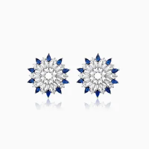 Silver Flourishing Earrings