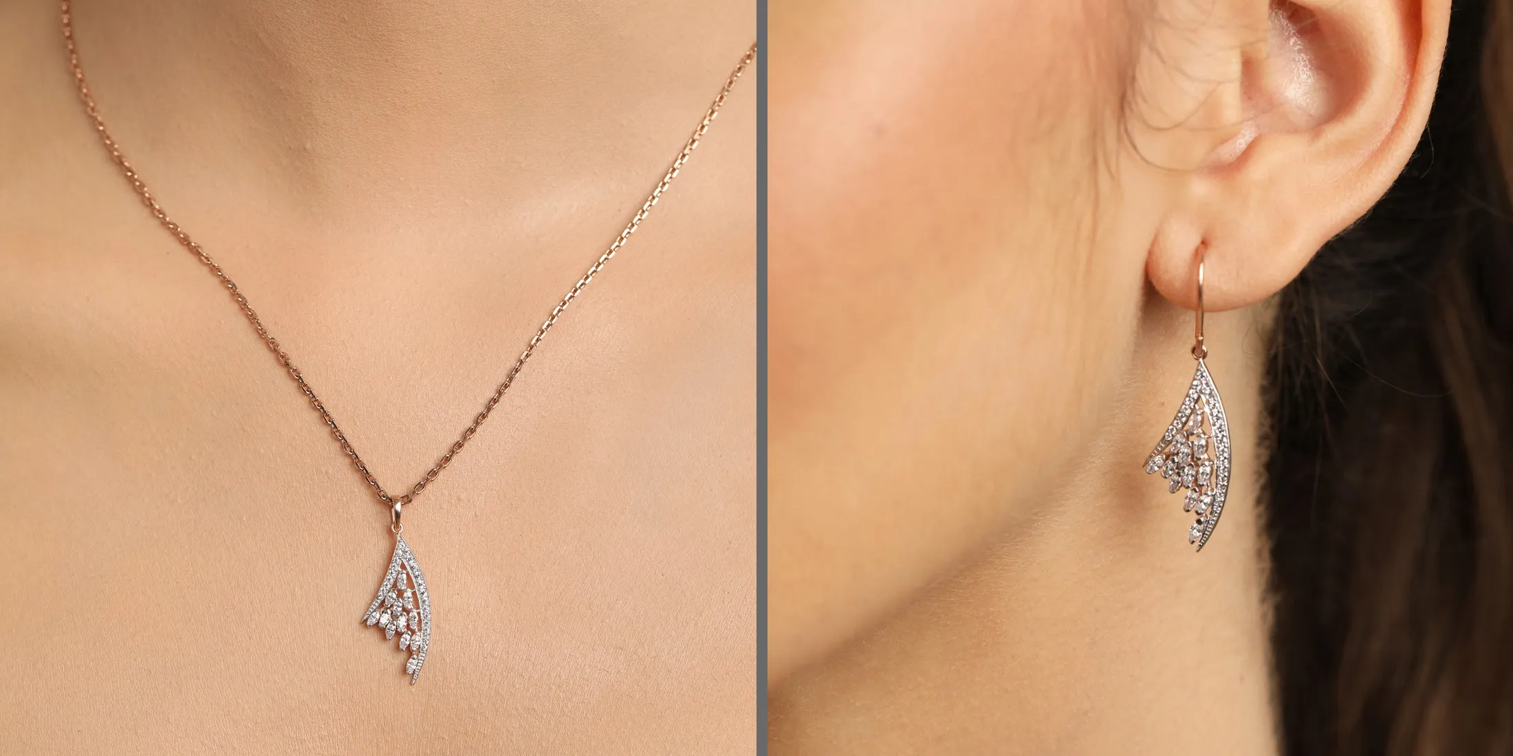 Silver Lily Jewellery Set