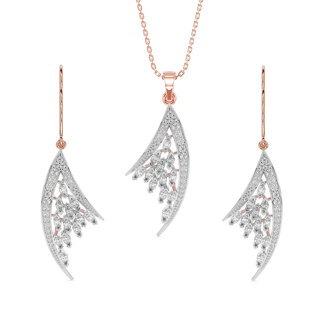 Silver Lily Jewellery Set