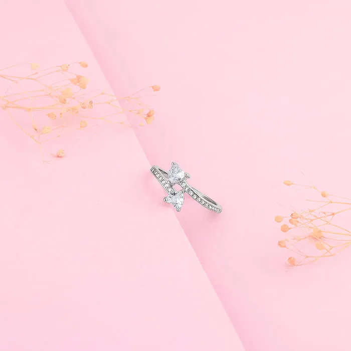 Silver Soulful Love Ring
