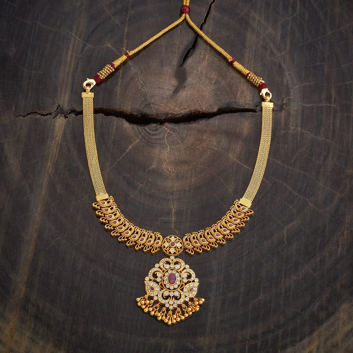 Silver Temple Necklace 180450