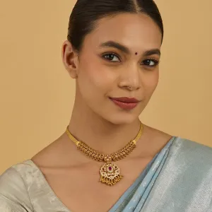 Silver Temple Necklace 180450
