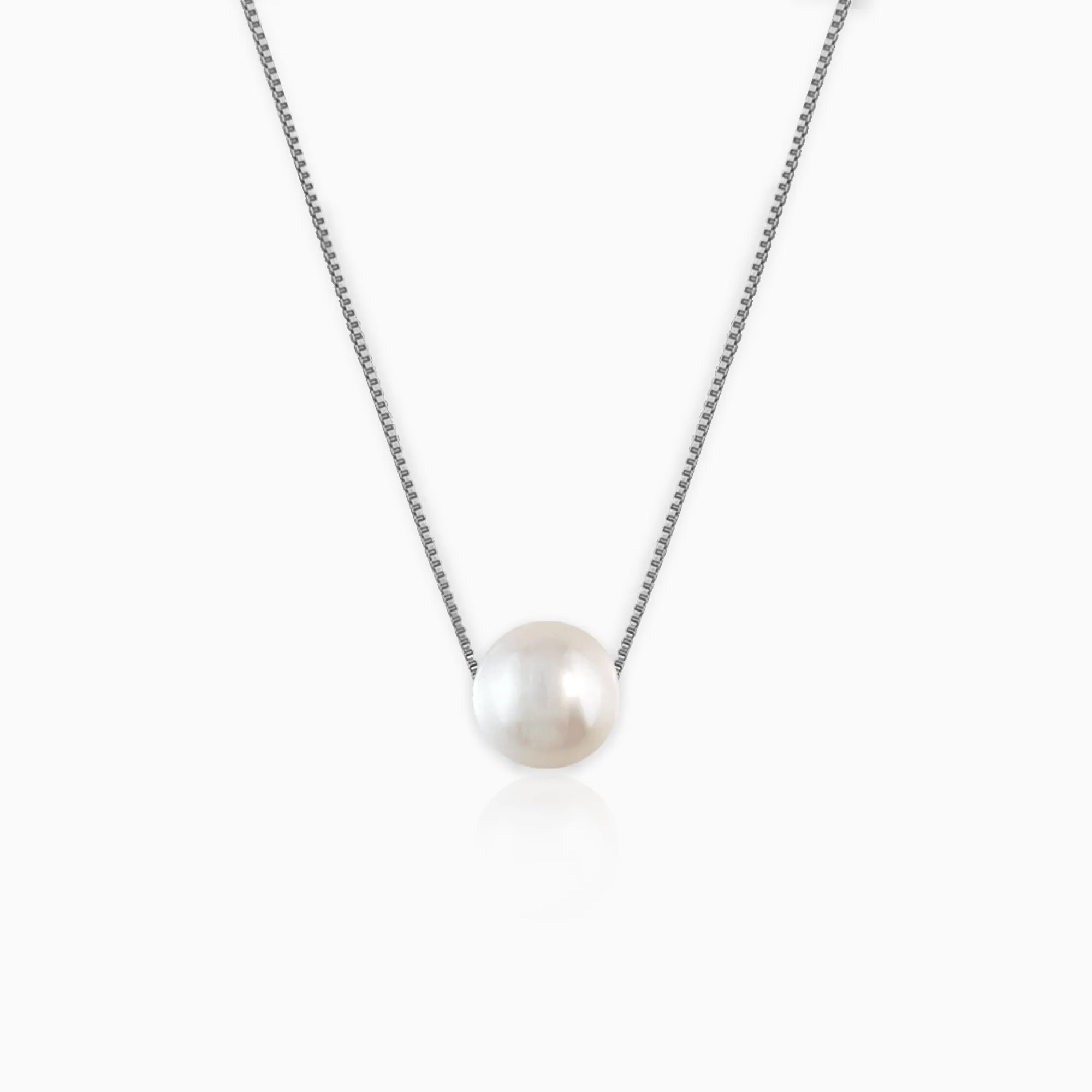 Silver White Pearl Moon Set