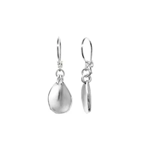 Small Concave Petal Drop Earrings