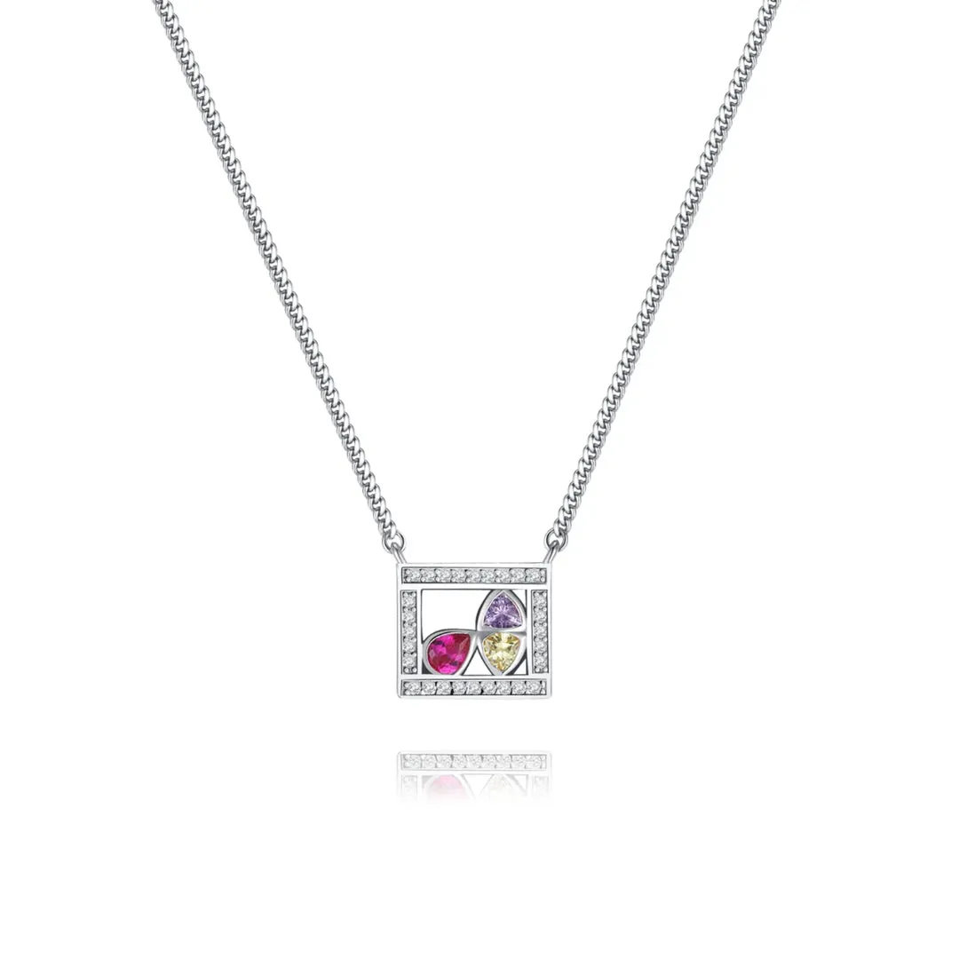 Square Necklace La beaut?? de l'espoir Collection by Venus