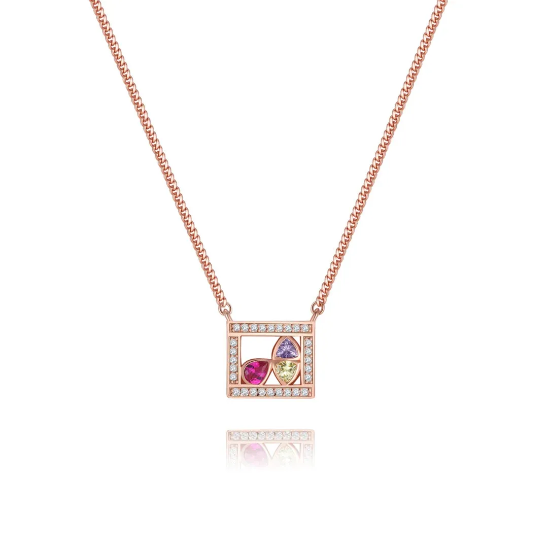 Square Necklace La beaut?? de l'espoir Collection by Venus