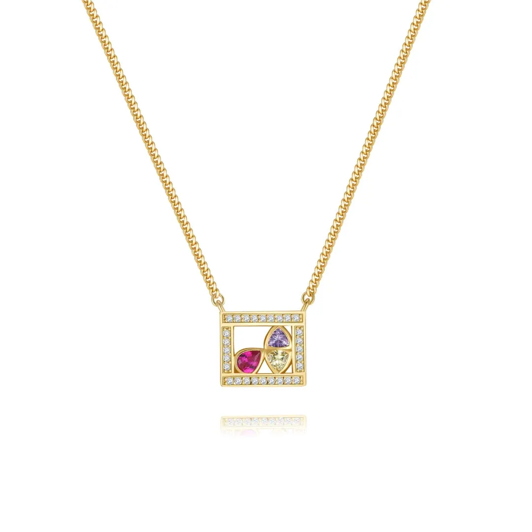 Square Necklace La beaut?? de l'espoir Collection by Venus