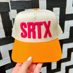 SRTX Trucker Hat - Beige/Orange/Pink