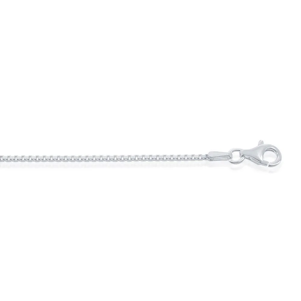 Sterling Silver 1.2mm Box Chain, 30"