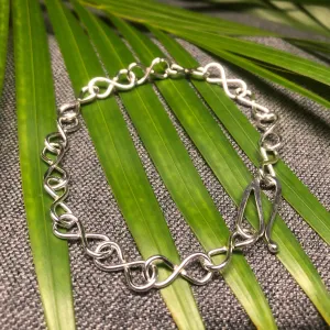 Sterling Silver Infinity Anklet