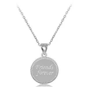 Sterling Silver "Friends Forever" Pendant Chain