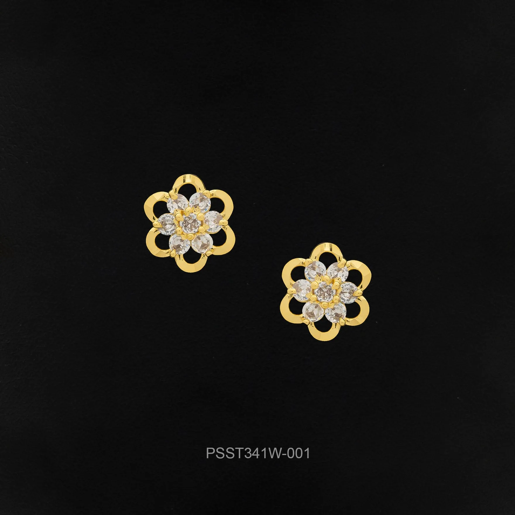 STONE EARRING PSST341W-001