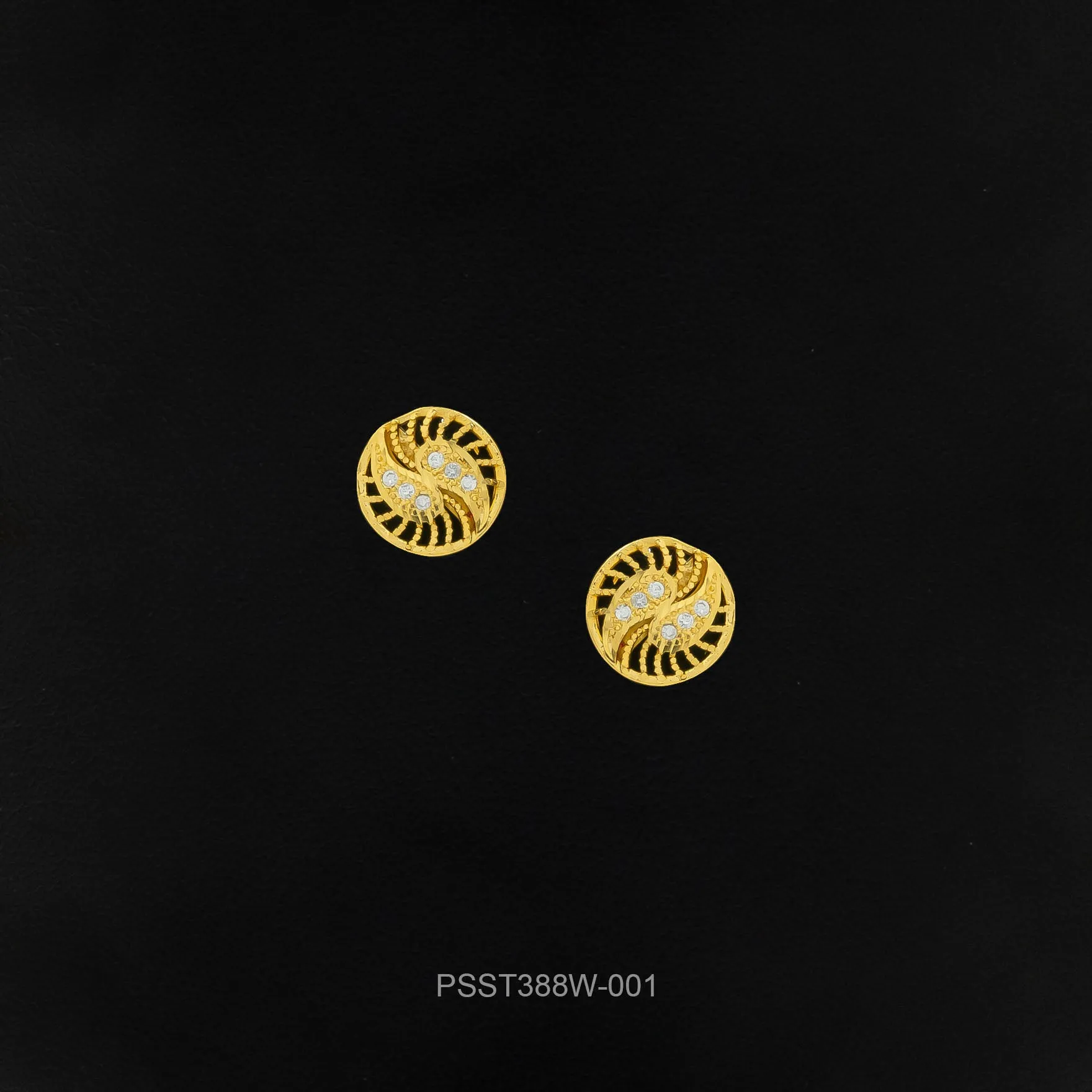 STONE EARRING PSST388W-001