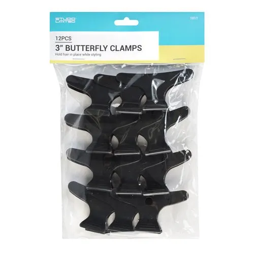 Studio Limited Butterfly Clamps 3" 12pcs