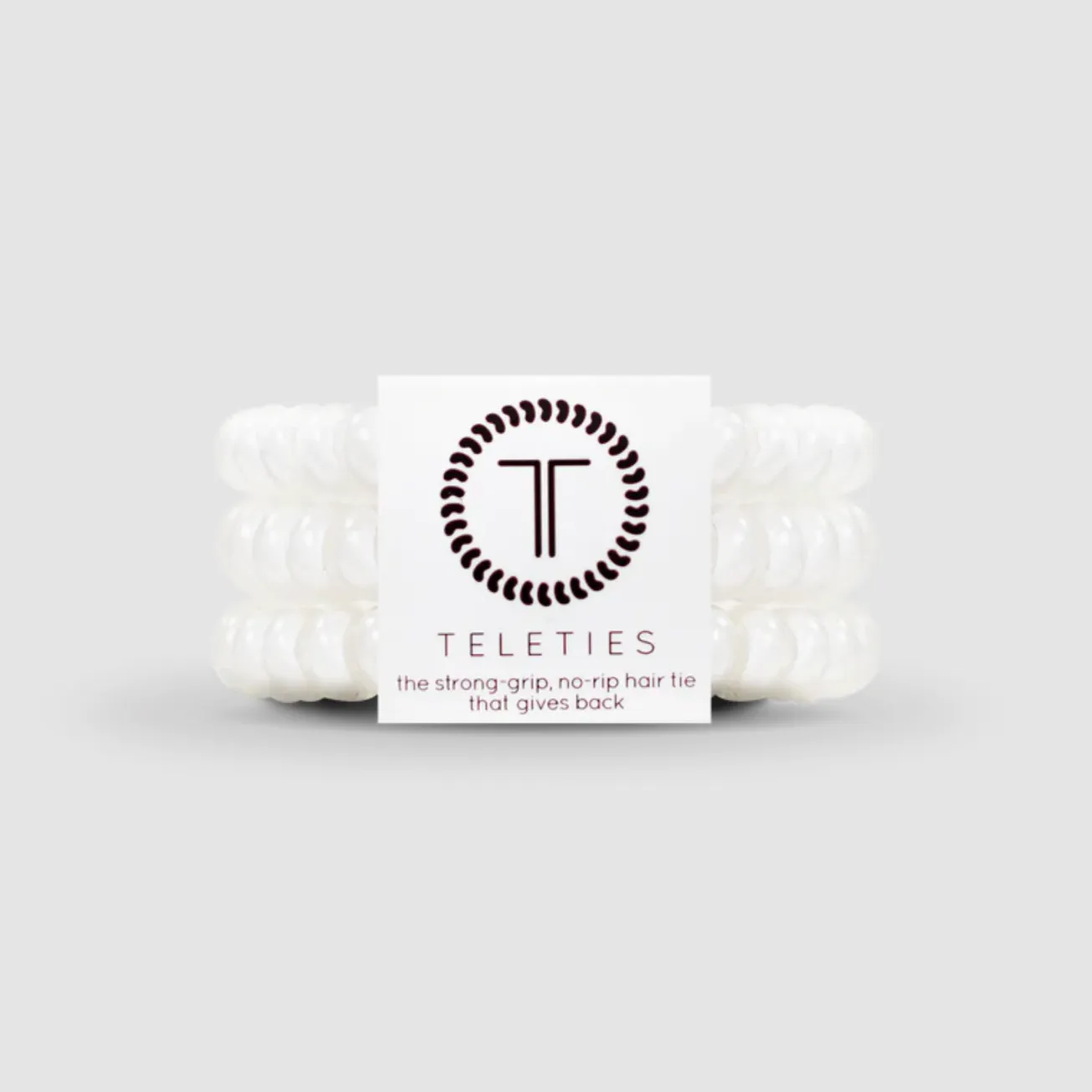 Teleties Coconut White (Pack of 3) ?? Small