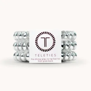 Teleties Electric Silver 3 pack ?? Small