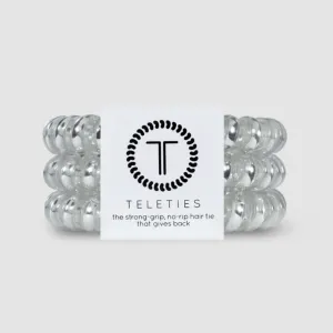 Teleties Electric Silver ?? Large (Set of 3)