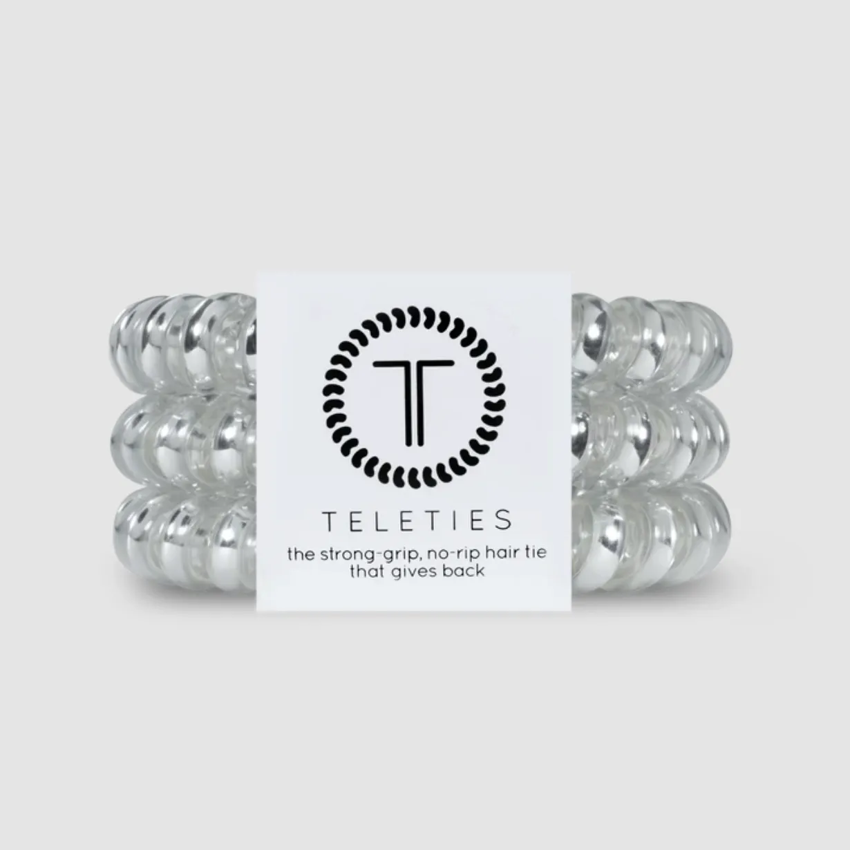 Teleties Electric Silver ?? Large (Set of 3)
