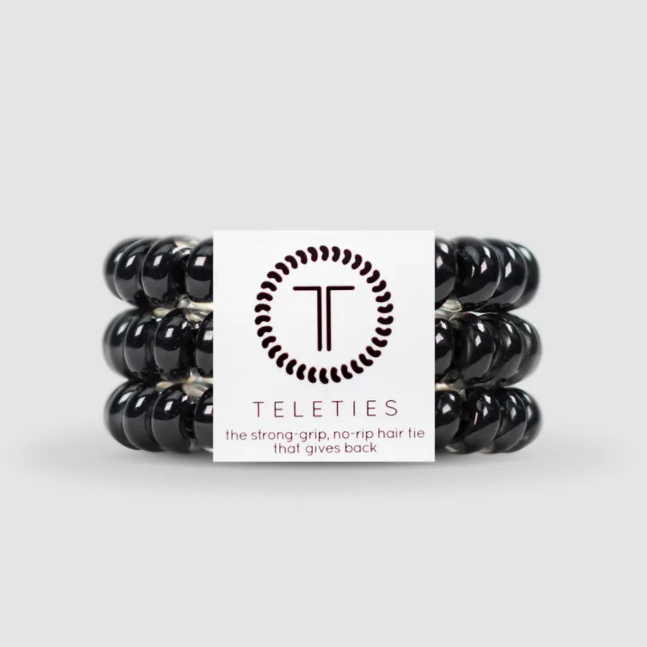 Teleties Jet Black ?? Large (Set of 3)