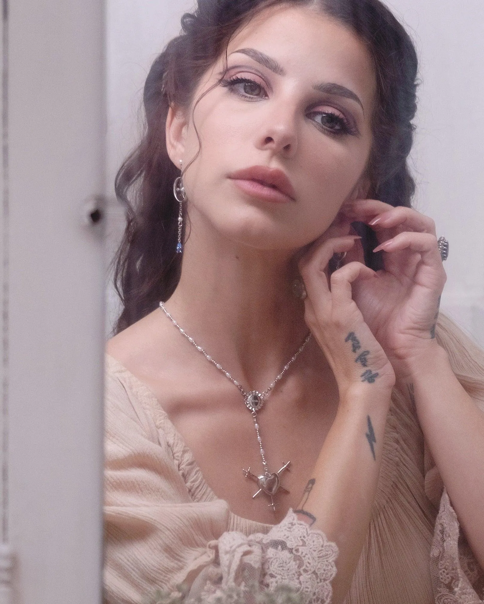 The Star Earrings in Silver