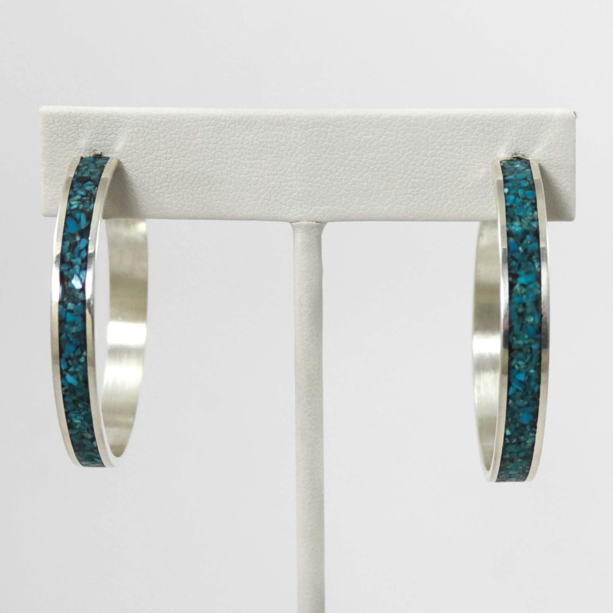 Turquoise Hoop Earrings