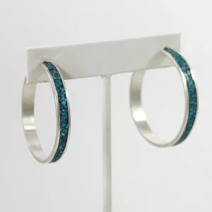 Turquoise Hoop Earrings