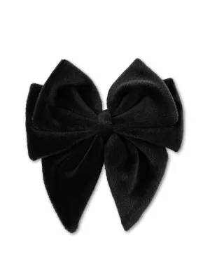 Velvet Bow Hair Clip